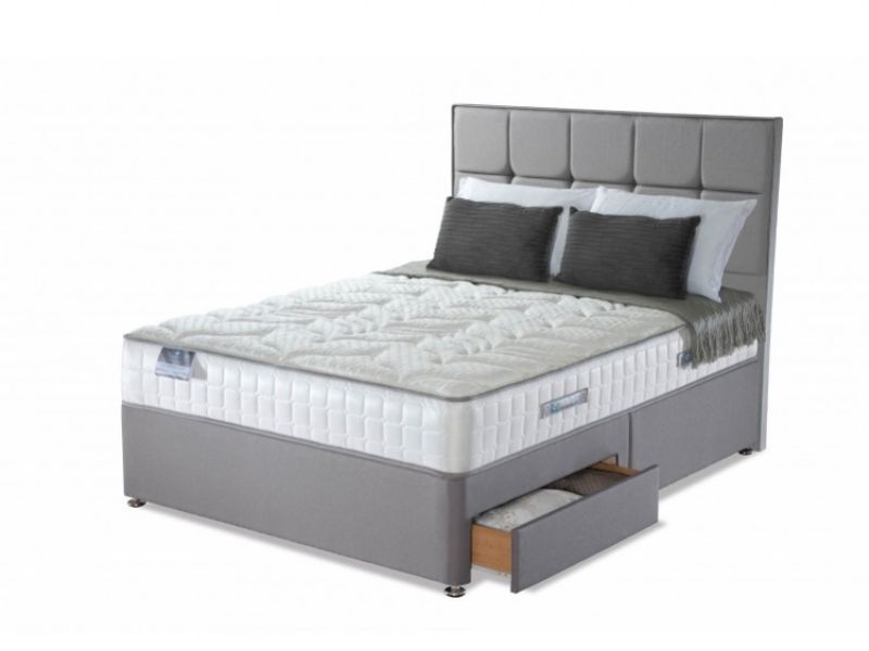 Sealy Posturepedic Jubilee Latex 4ft Small Double Divan Bed