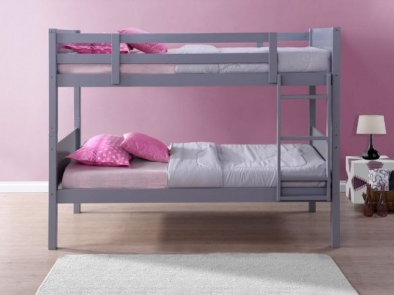 Birlea Dakota 3ft Single Grey Wooden Bunk Bed