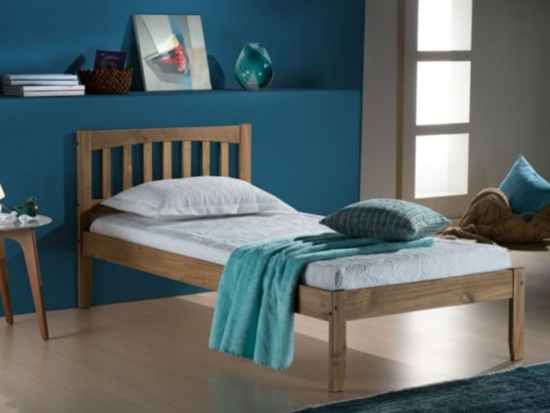 Birlea Porto 3ft Single Pine Wooden Bed Frame