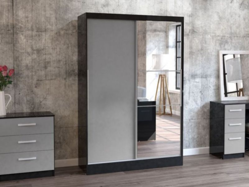 Gloss sliding door wardrobe deals