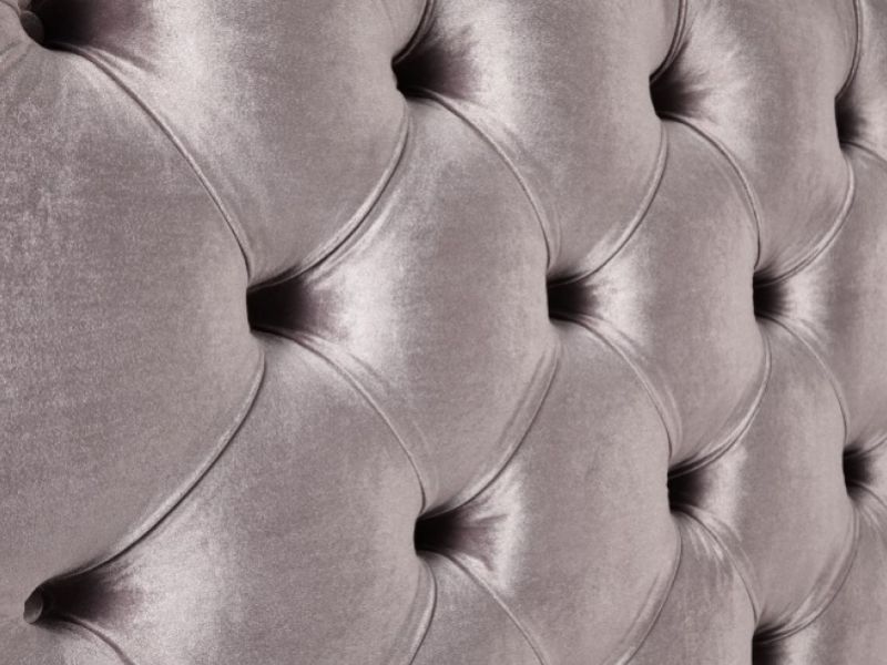 Serene Alexandra 5ft Kingsize Lilac Fabric Bed Frame