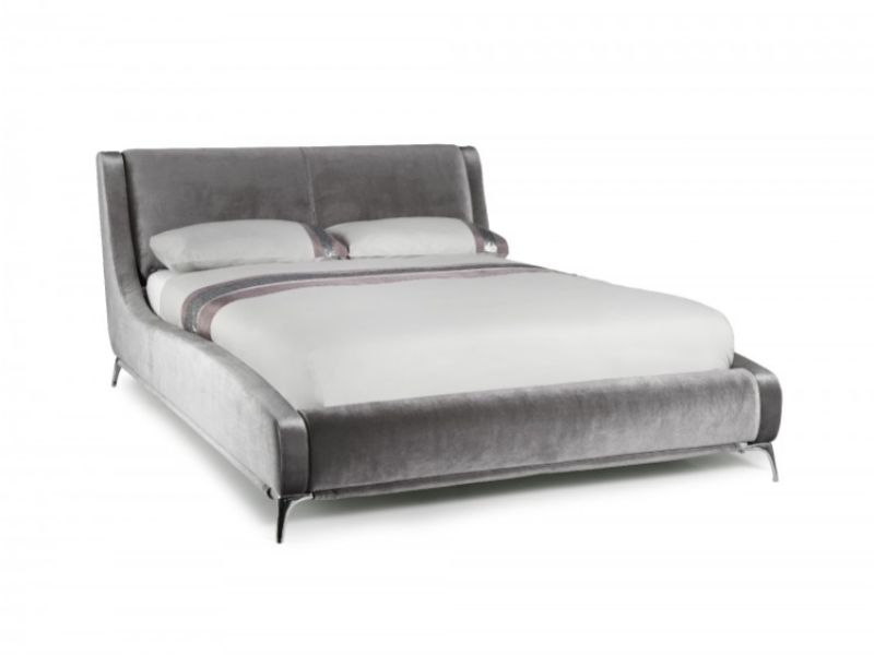 Serene Faye 6ft Super Kingsize Steel Fabric Bed Frame