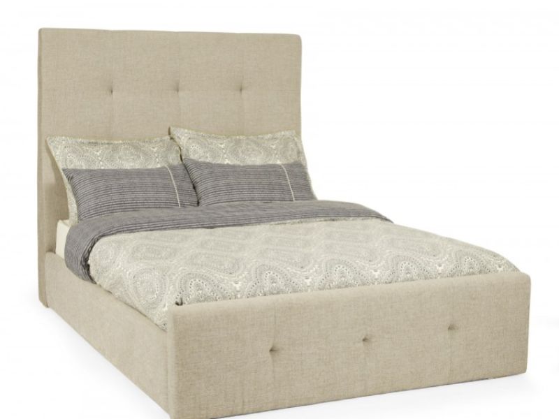 Serene Katherine 6ft Super Kingsize Linen Fabric Ottoman Bed Frame