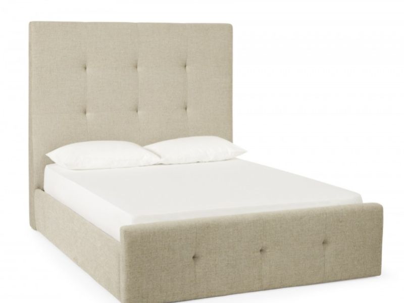 Serene Katherine 6ft Super Kingsize Linen Fabric Ottoman Bed Frame