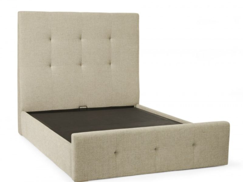 Serene Katherine 6ft Super Kingsize Linen Fabric Ottoman Bed Frame