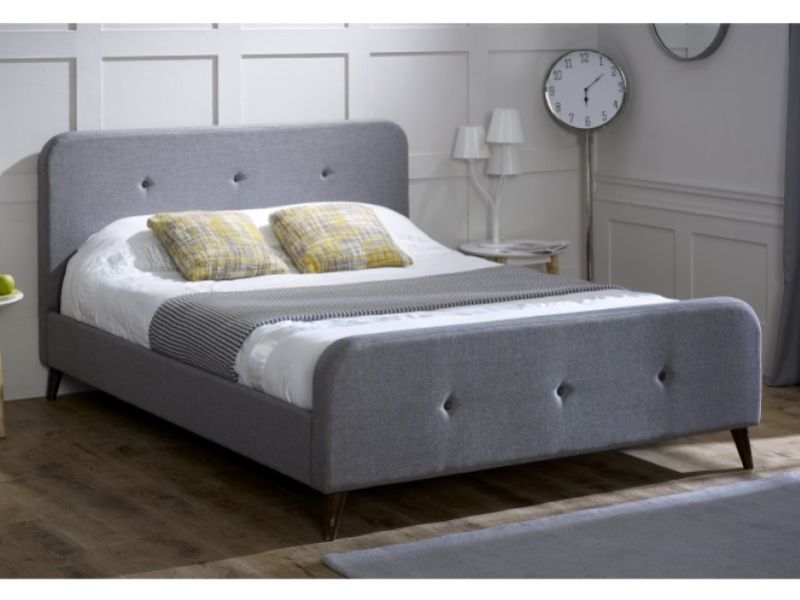 Limelight Tucana 5ft Kingsize Grey Fabric Bed Frame