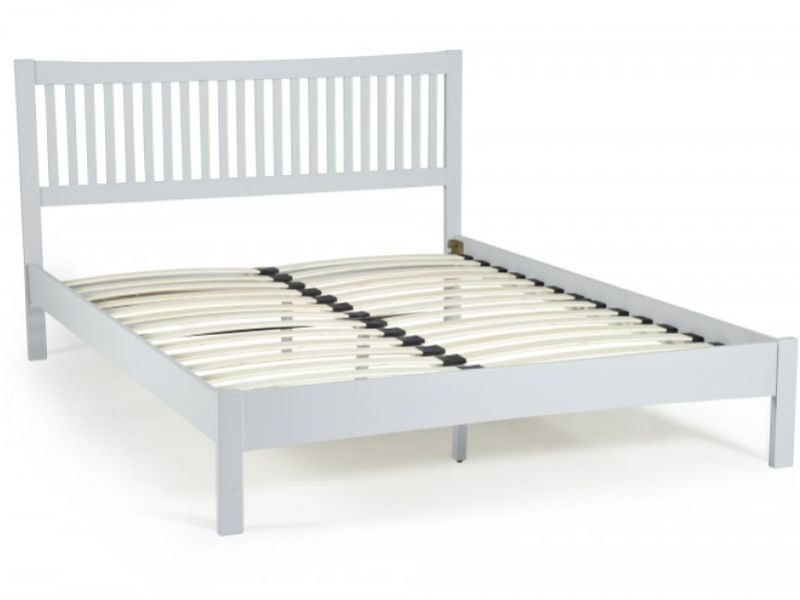Serene Mya Grey 4ft6 Double Wooden Bed Frame