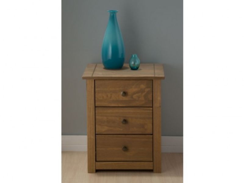 Birlea Santiago 3 Drawer Bedside Cabinet