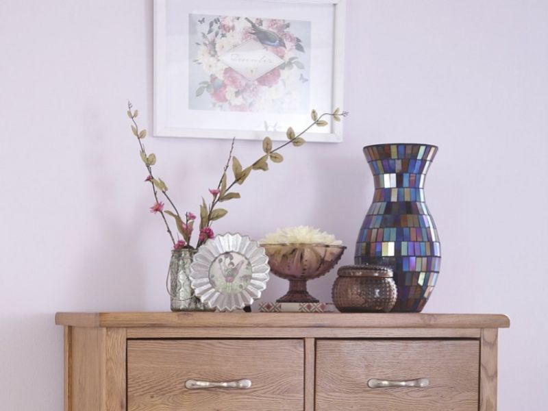 GFW Bowthorpe Oak 3 Plus 2 Drawer Chest