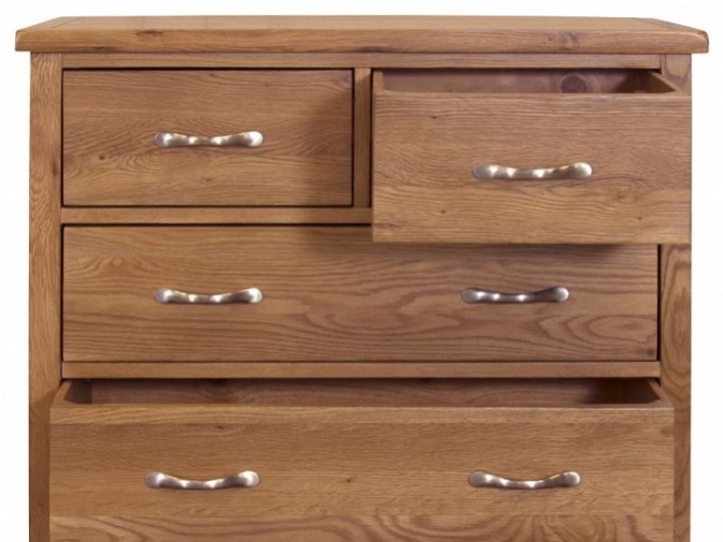 GFW Bowthorpe Oak 3 Plus 2 Drawer Chest