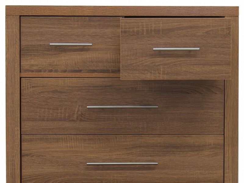 GFW Havana 4 Plus 2 Drawer Oak Finish Chest