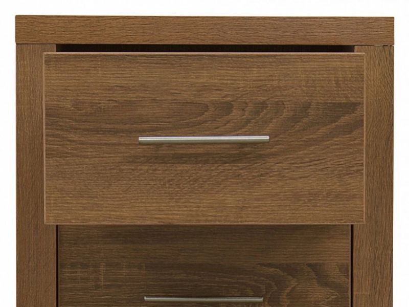 GFW Havana 5 Drawer Chest Oak Finish