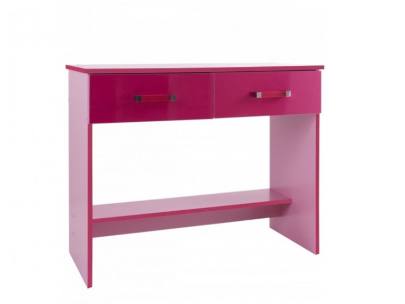 GFW Ottawa 2 Tones Gloss Pink Study Desk