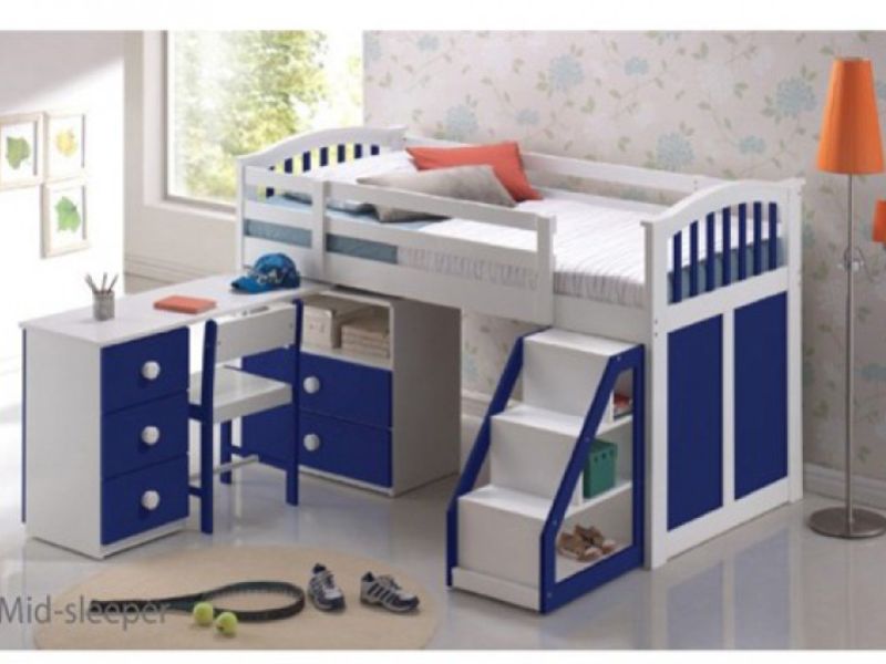 Sweet Dreams Ruby Blue 3ft 90cm Single Mid Sleeper