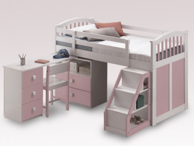 Sweet Dreams Ruby Pink 3ft (90cm) single Mid Sleeper