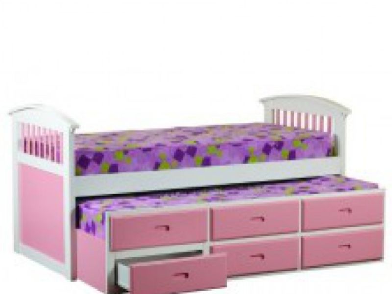 Sweet Dreams Ruby Pink Captains Bed