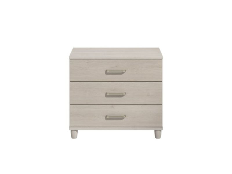 KT Deco Elm 3 Drawer Large Chest