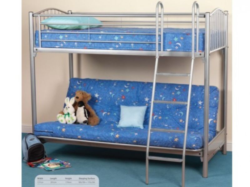 Sweet Dreams Garnet Metal Bunk Bed Frame