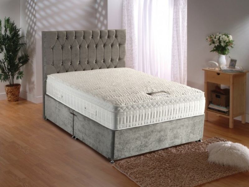 Dura Bed Silver Active 3ft Single 2800 Pocket Springs Divan Bed