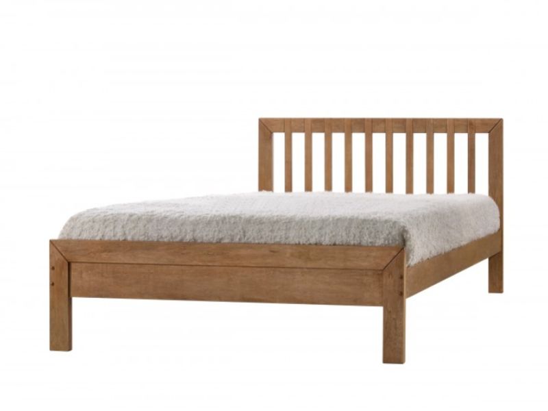 Flintshire Drury 5ft Kingsize Oak Finish Bed