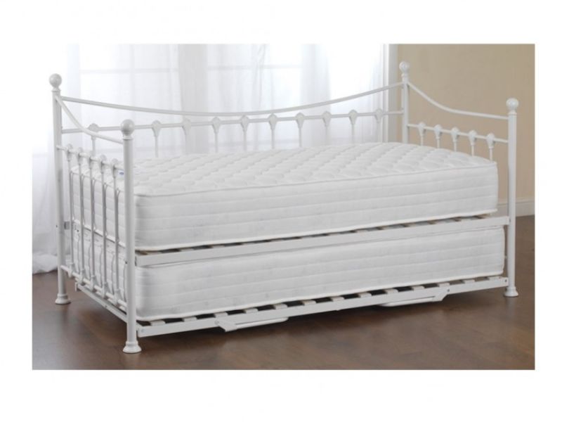 Sweet Dreams Scarlet 3ft Single White Metal Day Bed