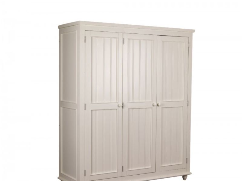 Sweet Dreams Rook 3 Door Wardrobe in Winter White