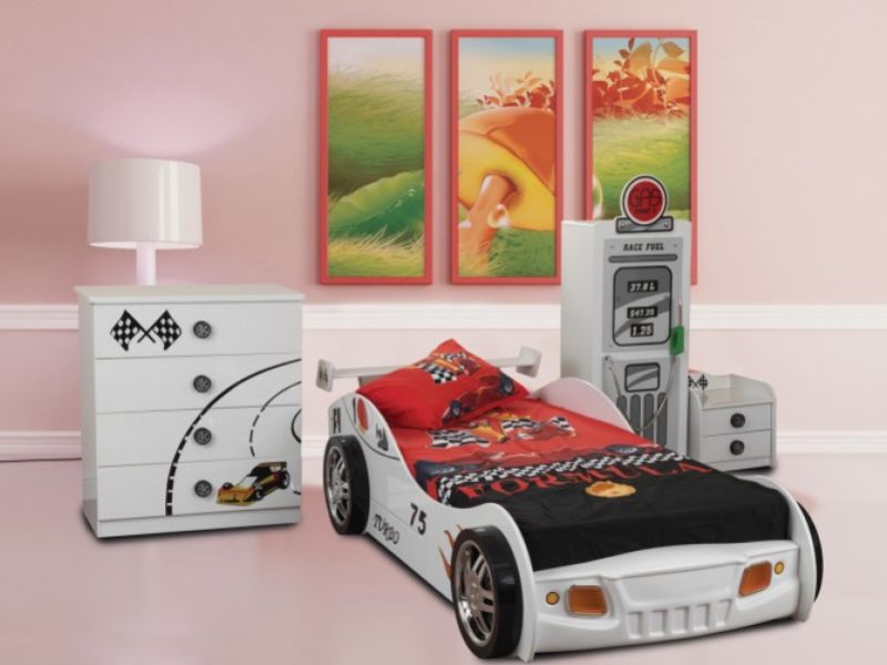 Sweet Dreams Sonic 2 Drawer Bedside Cabinet