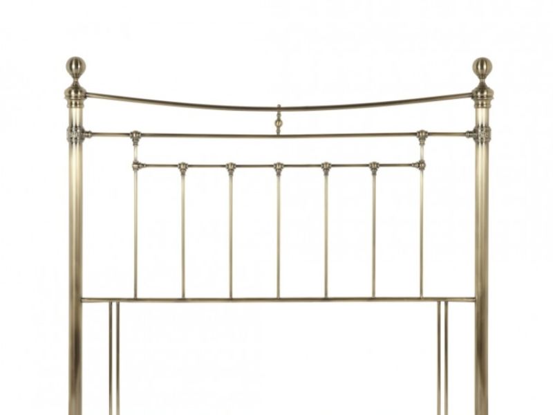 Serene Edmond 5ft King Size Brass Metal Headboard