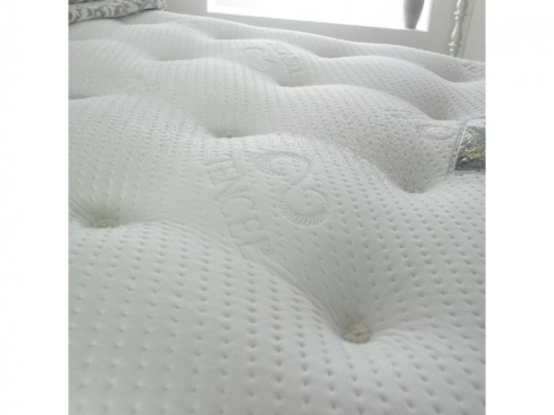 Dura Bed Tencel Pocket 1000 6ft Super Kingsize Pocket Sprung Divan Bed