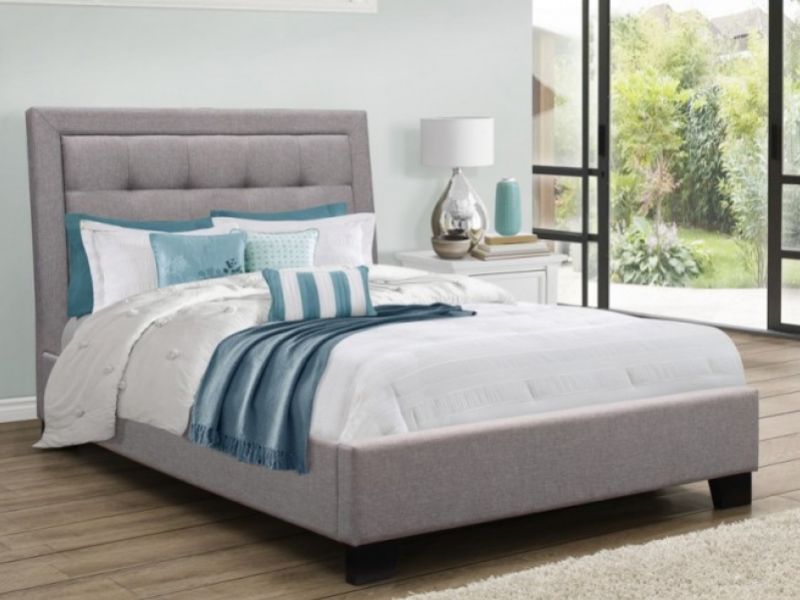 Birlea Hamilton 6ft Super Kingsize Grey Fabric Bed Frame