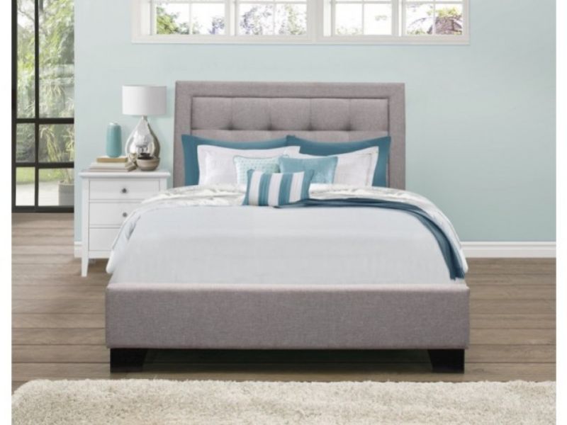 Birlea Hamilton 6ft Super Kingsize Grey Fabric Bed Frame