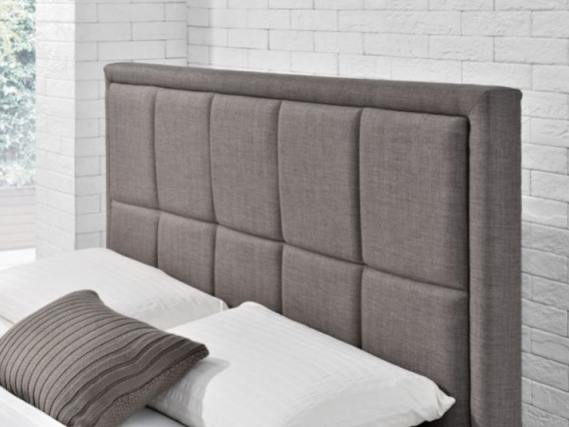 STORE CLEARANCE Birlea Hannover 5ft Kingsize Grey Fabric Ottoman Bed