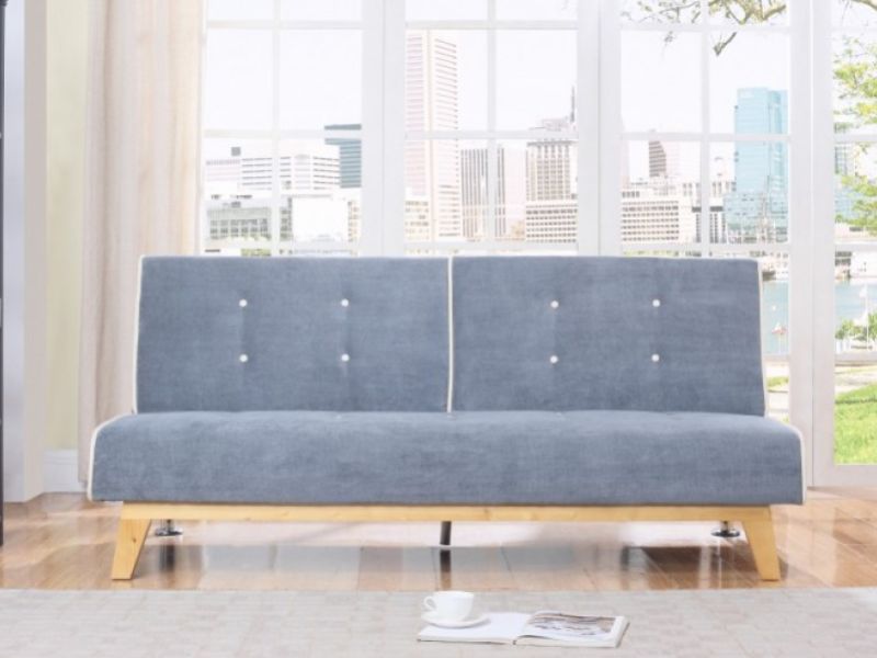 Birlea Jackson Grey Fabric Sofa Bed