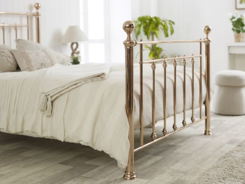 Limelight Libra 4ft6 Double Rose Gold, Rose Gold Bed Frame Double