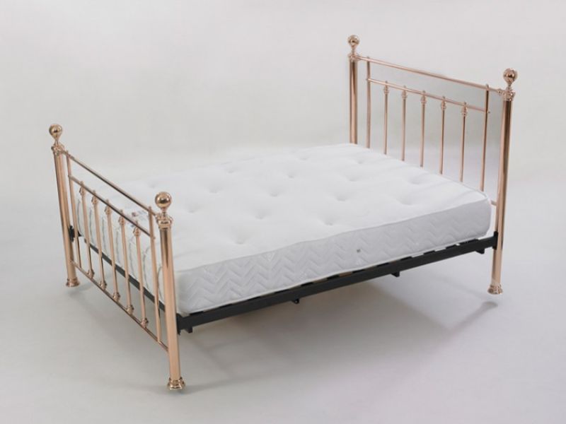 Rose gold bed frame full deals