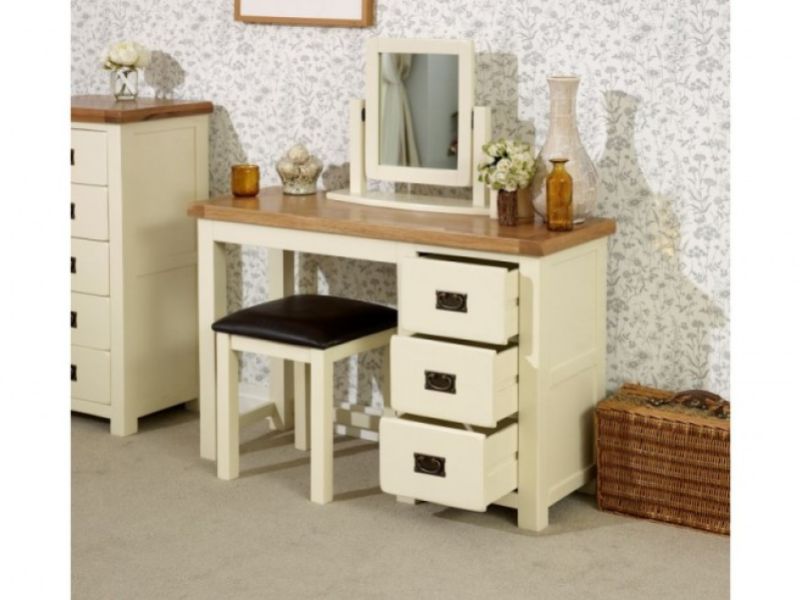Birlea New Hampshire Cream Dressing Table Stool