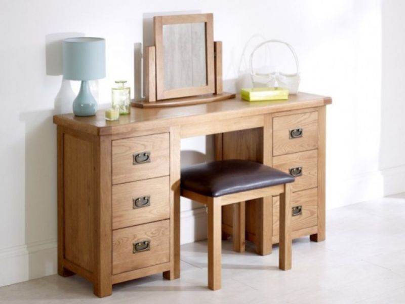 Birlea Malvern Oak Dressing Table Stool