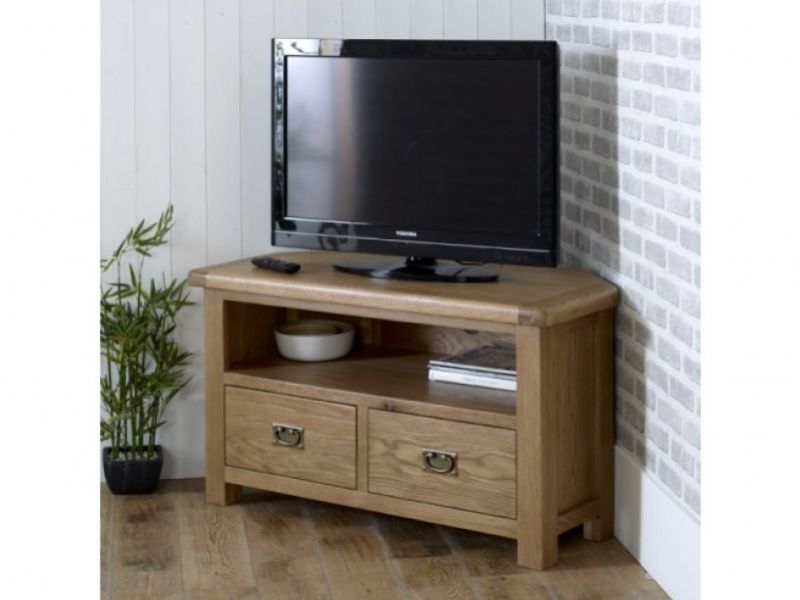 Birlea Malvern Oak Corner TV Unit