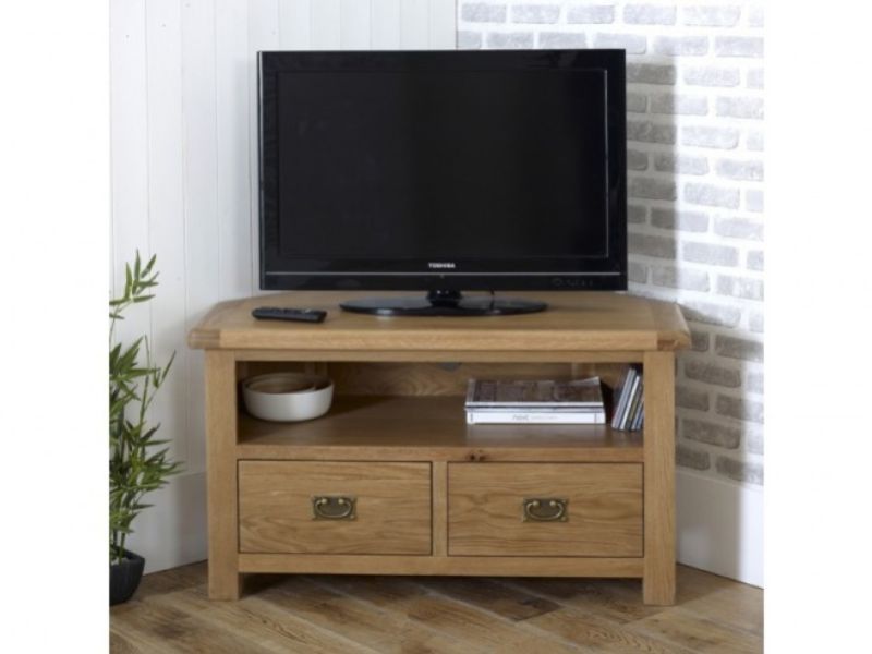 Birlea Malvern Oak Corner TV Unit