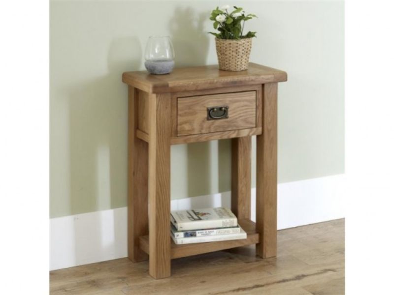 Birlea Malvern Oak 1 Drawer Console Table