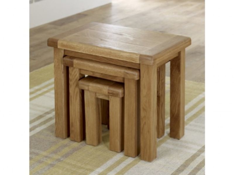 Birlea Malvern Oak Nest Of Tables