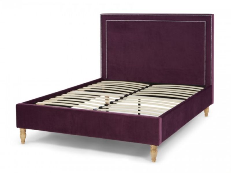 Serene Louise 6ft Super Kingsize Mulberry Fabric Bed Frame