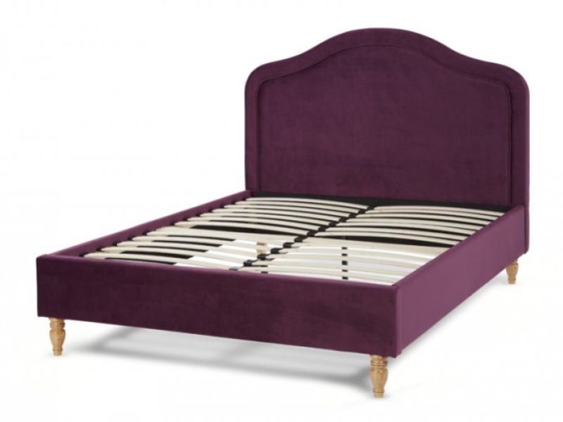 Serene Joyce 4ft6 Double Mulberry Fabric Bed Frame