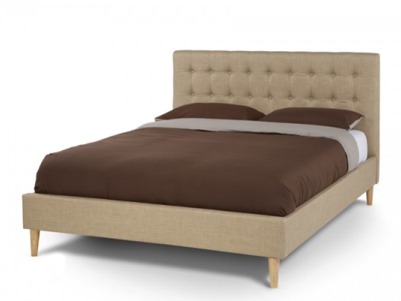 Serene Matilda 6ft Super Kingsize Wholemeal Fabric Bed Frame