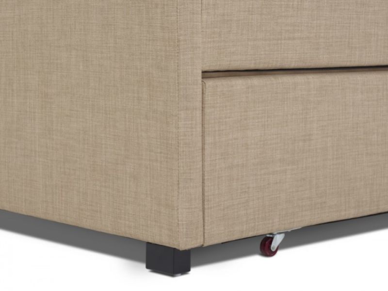 Serene Lily 3ft Single Wholemeal Fabric Guest Bed