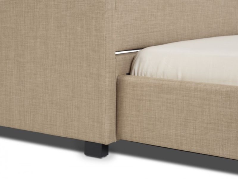 Serene Lily 3ft Single Wholemeal Fabric Guest Bed