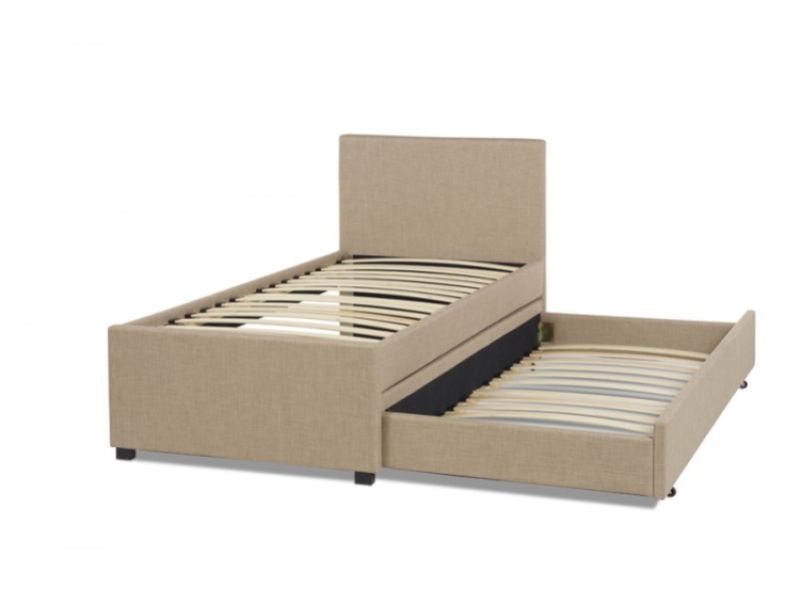Serene Lily 3ft Single Wholemeal Fabric Guest Bed