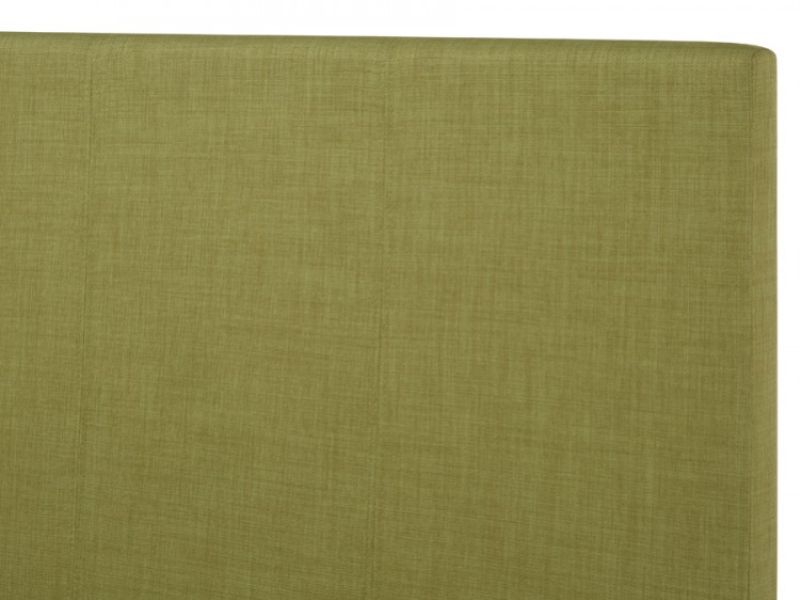 Serene Scarlett 3ft Single Olive Fabric Bed With Drawers