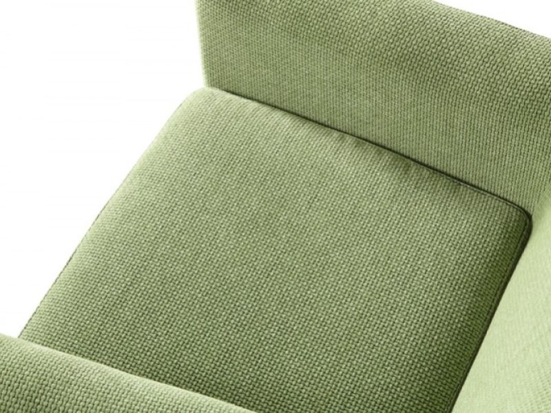 Serene Kelso Green Fabric Tub Chair