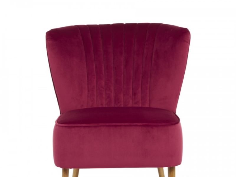 Serene Prestwick Ruby Fabric Chair And Stool